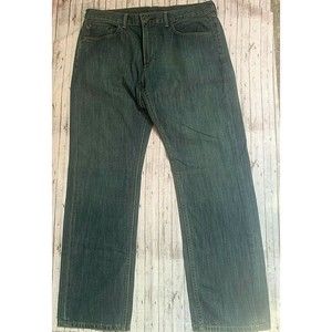 Levi Strauss 559 Relaxed Straight Blue Jeans 100% Cotton Men's Denim Size 34x32